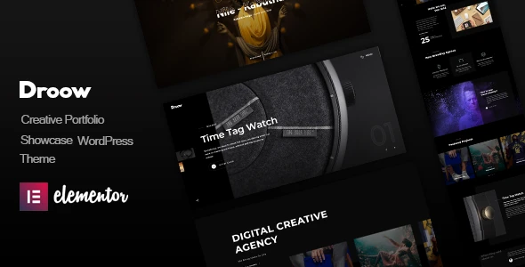 Droow – Ajax Portfolio WordPress Theme